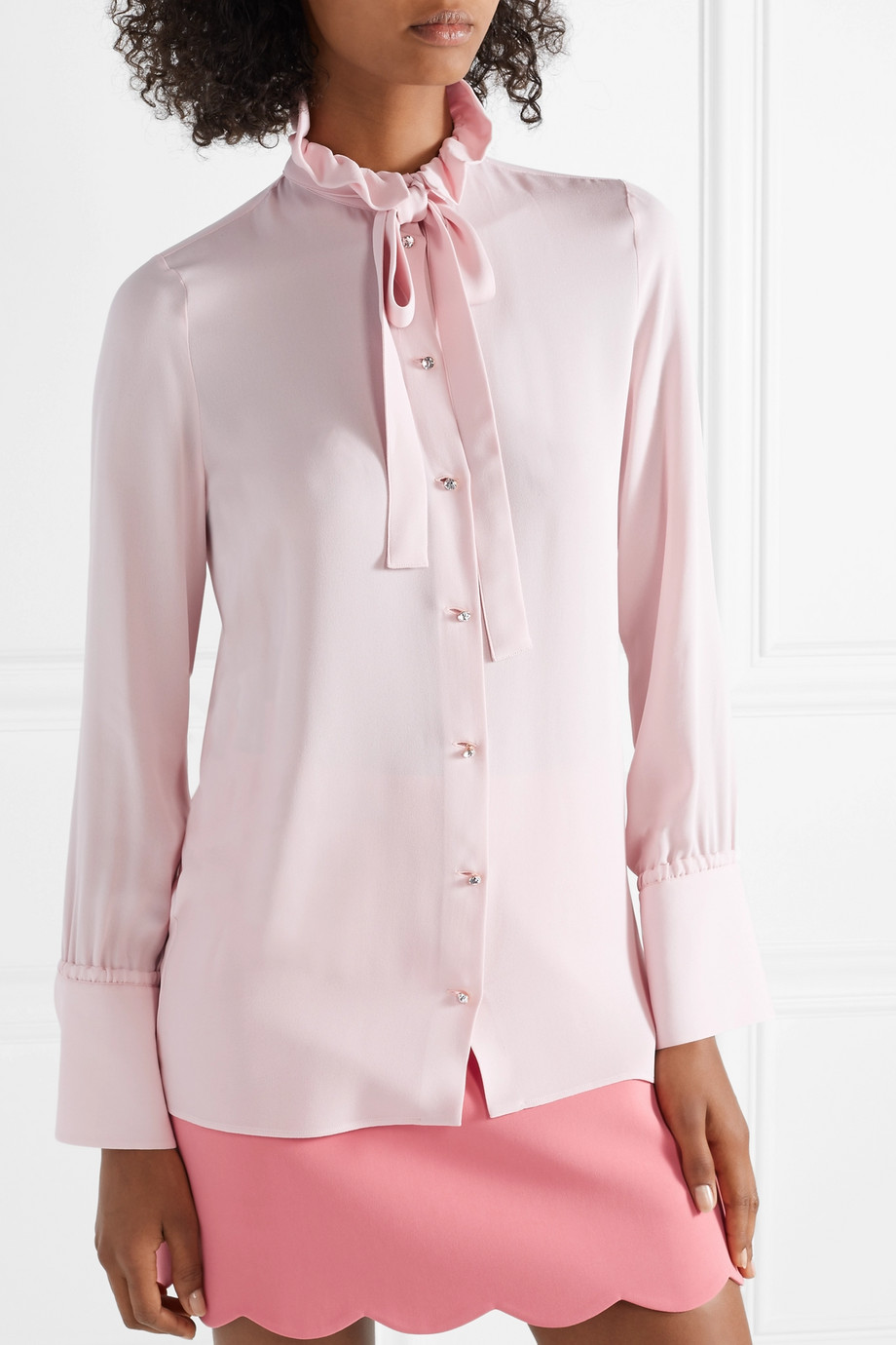 Блузка шелковая Valentino для женщин