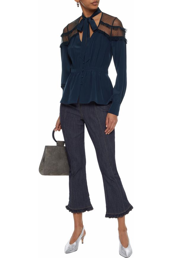 Блузка с длинным рукавом CINQ À SEPT для женщин