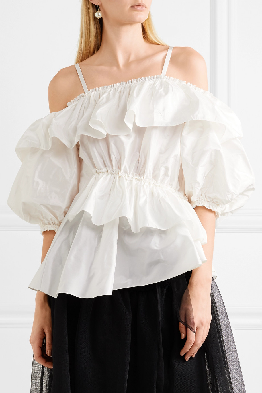 Блузка шелковая Simone Rocha для женщин