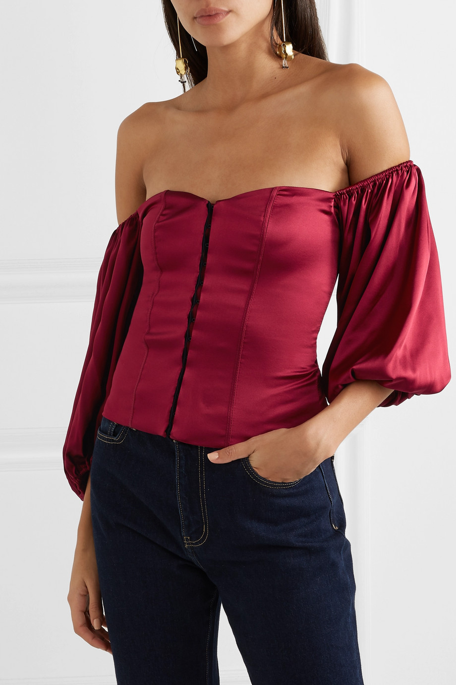 Блузка шелковая Caroline Constas для женщин