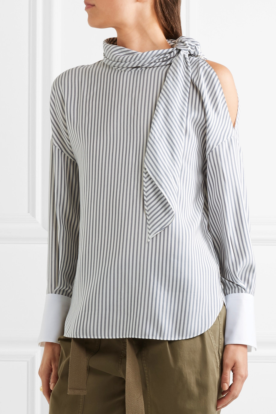Блузка с открытыми плечами Brunello Cucinelli для женщин
