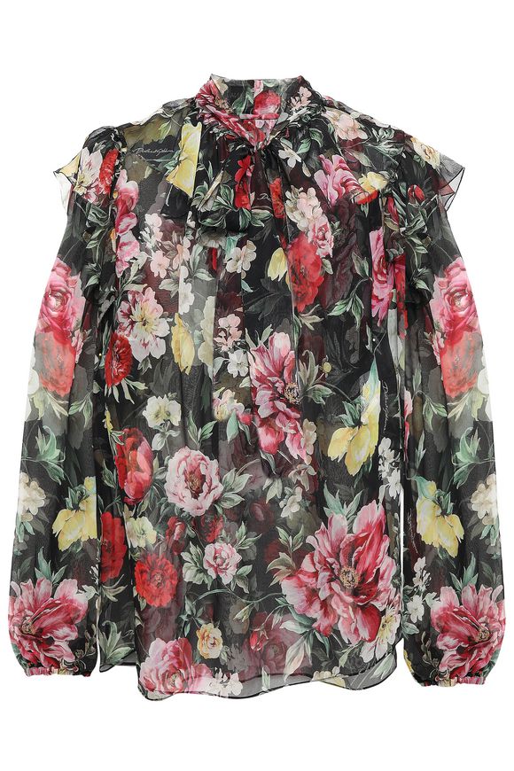 Блузка с принтом Dolce & Gabbana для женщин