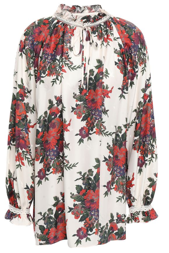 Блузка шелковая McQ Alexander McQueen для женщин
