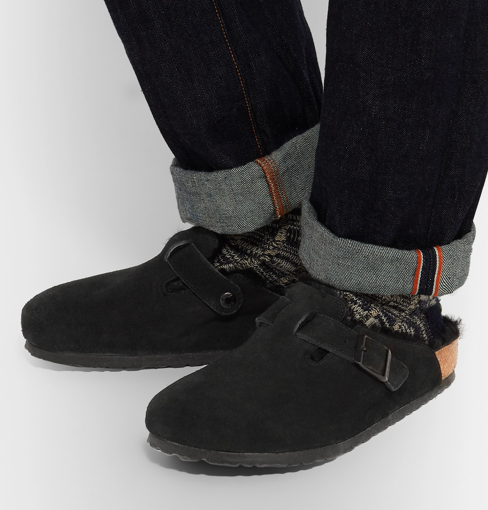 Кожаные сандалии Birkenstock для мужчин