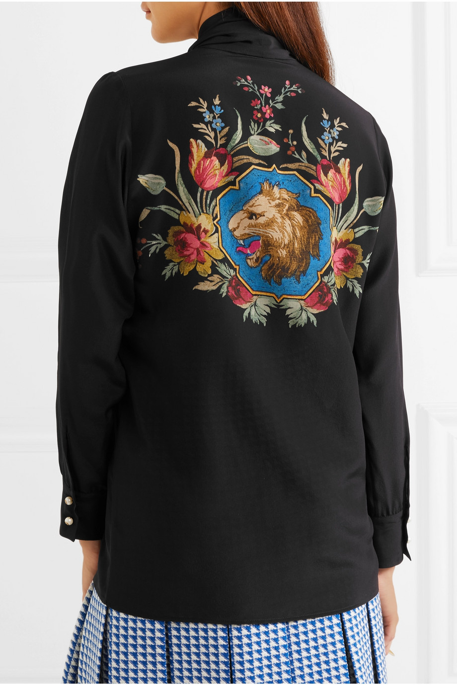 Блузка шелковая Gucci для женщин