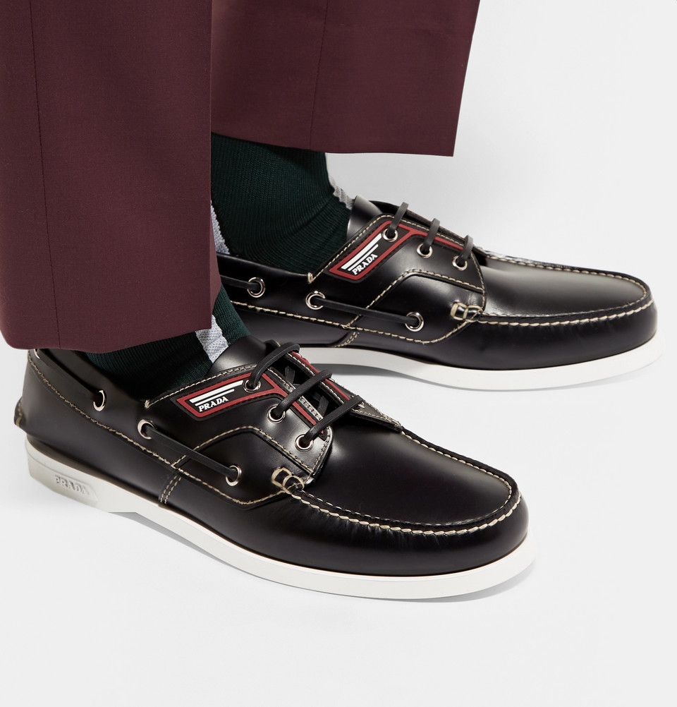 Кожаные туфли Prada для мужчин