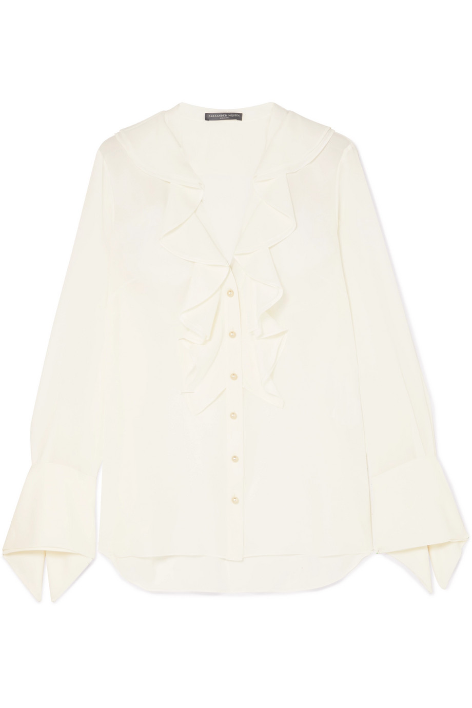 Блузка шелковая Alexander McQueen для женщин