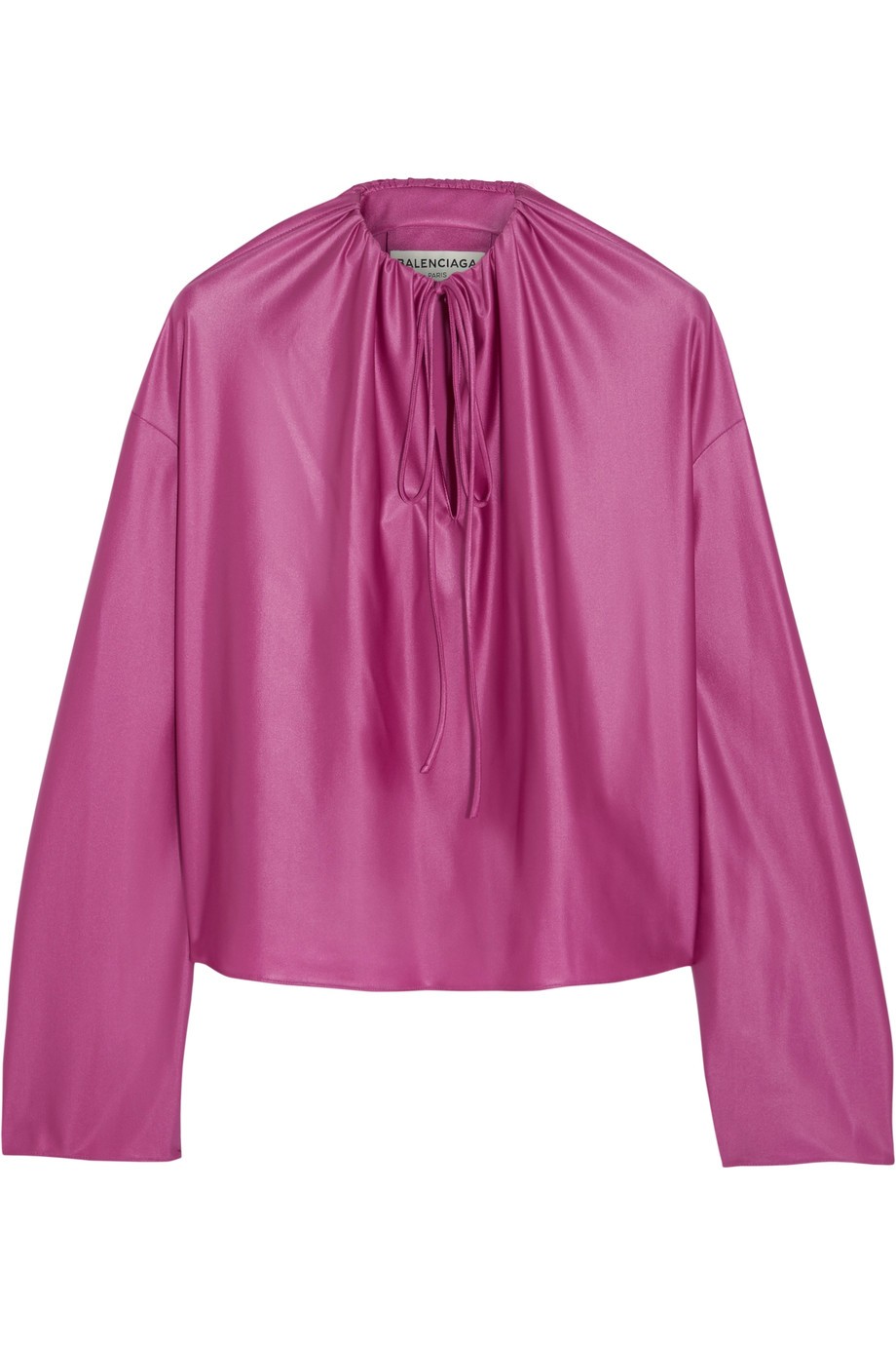 Блузка атланая Balenciaga для женщин