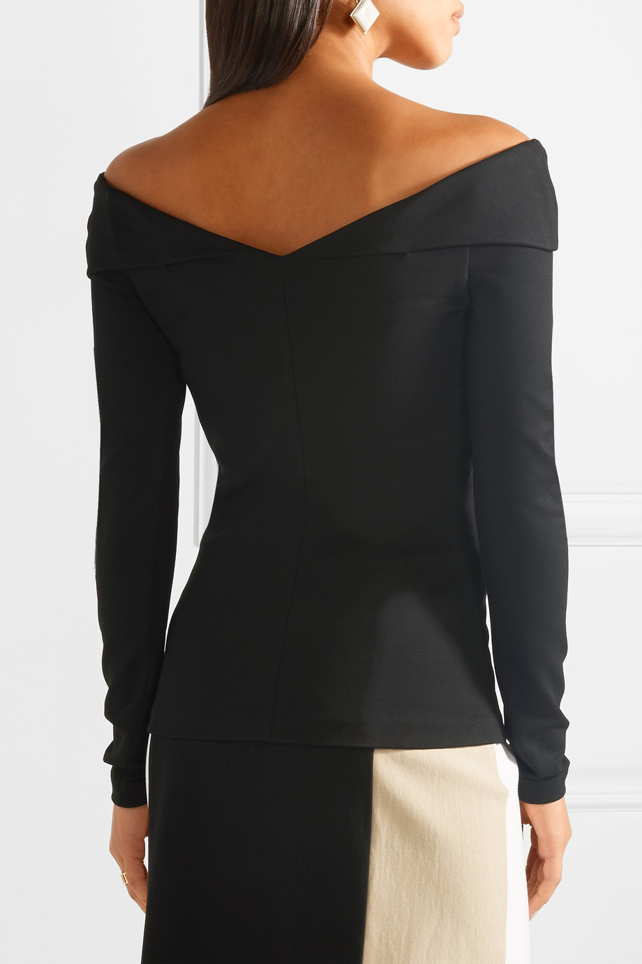 Блузка с открытыми плечами Rosetta Getty для женщин