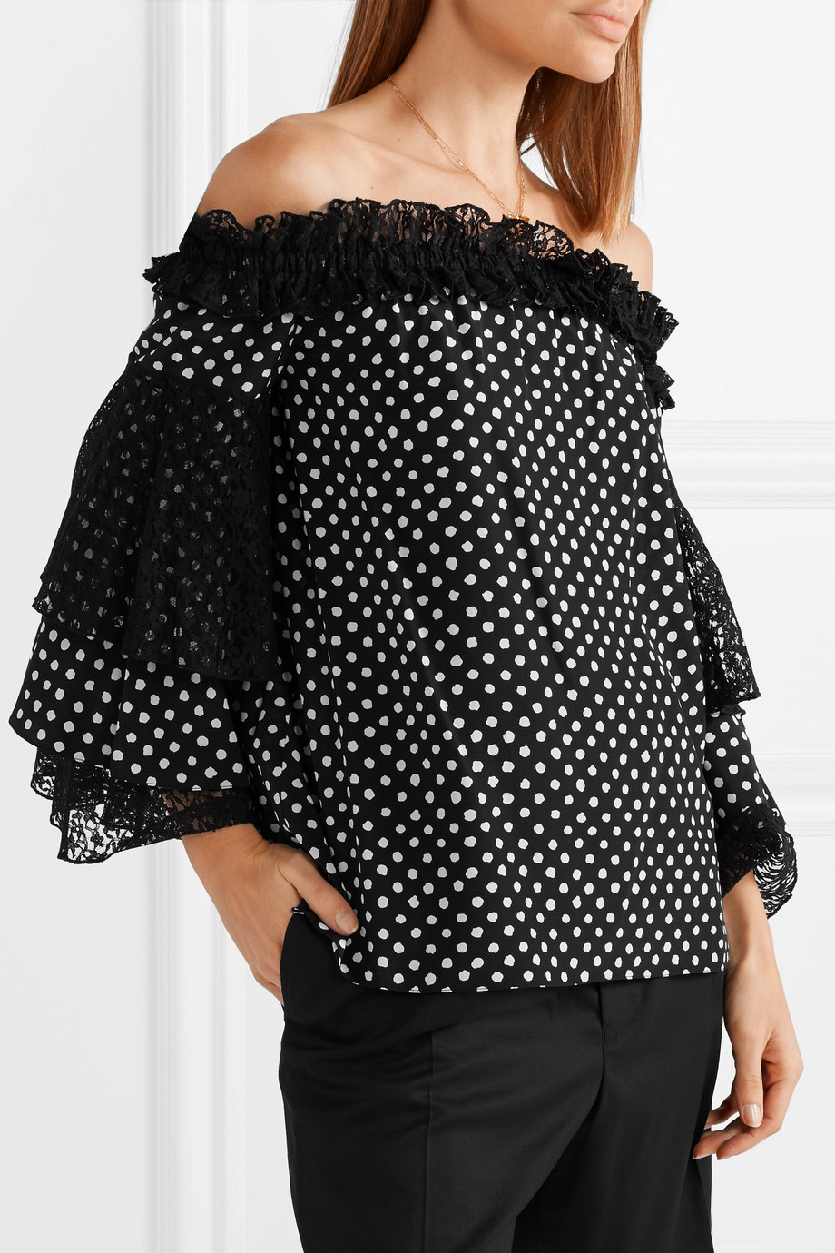 Блузка шелковая Michael Kors collection для женщин