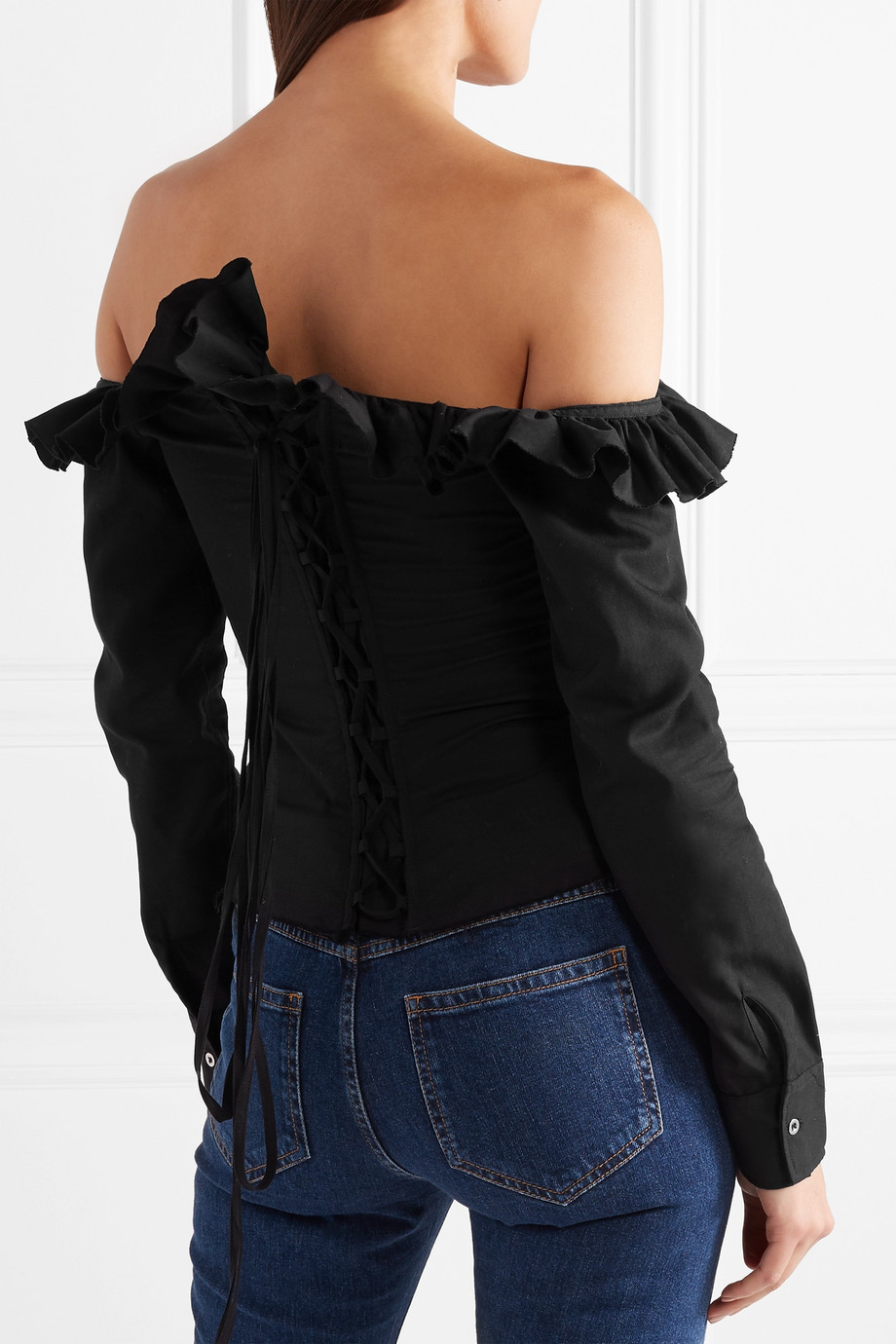 Блузка с открытыми плечами Marques' Almeida для женщин