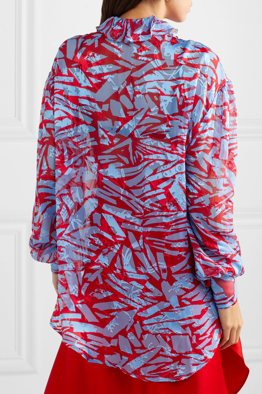 Блузка шелковая Preen By Thornton Bregazzi для женщин