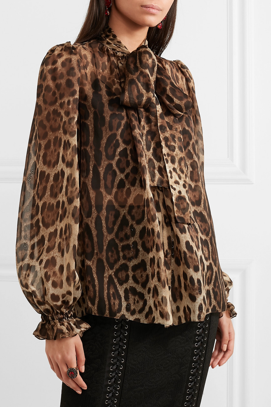 Блузка шелковая Dolce & Gabbana для женщин