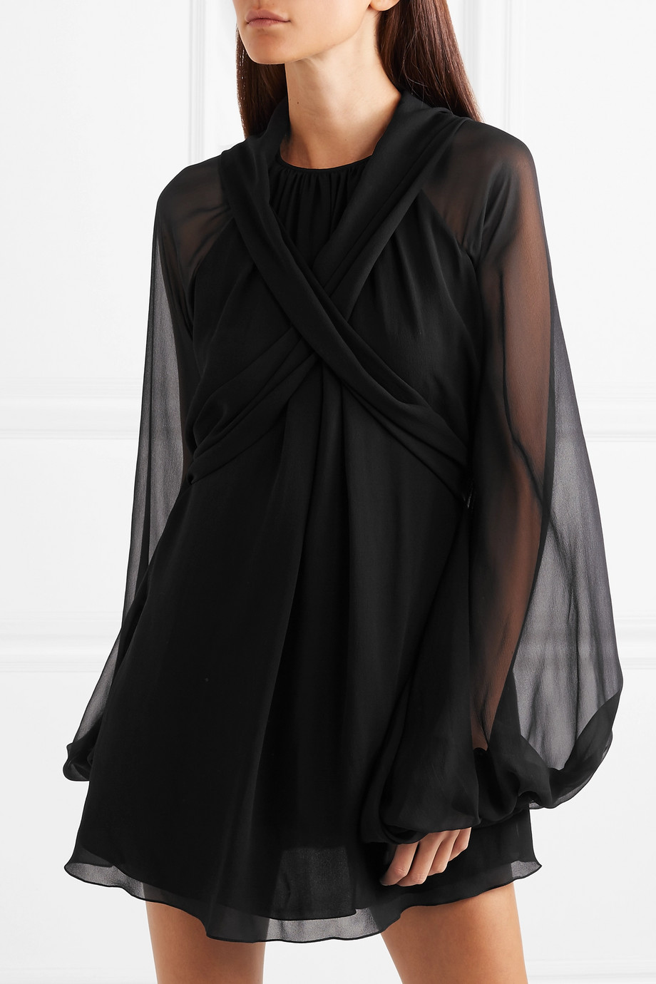 Блузка шелковая Saint Laurent для женщин