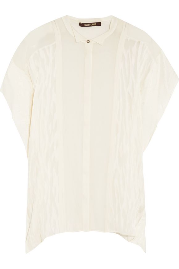 Блузка шелковая Roberto Cavalli для женщин