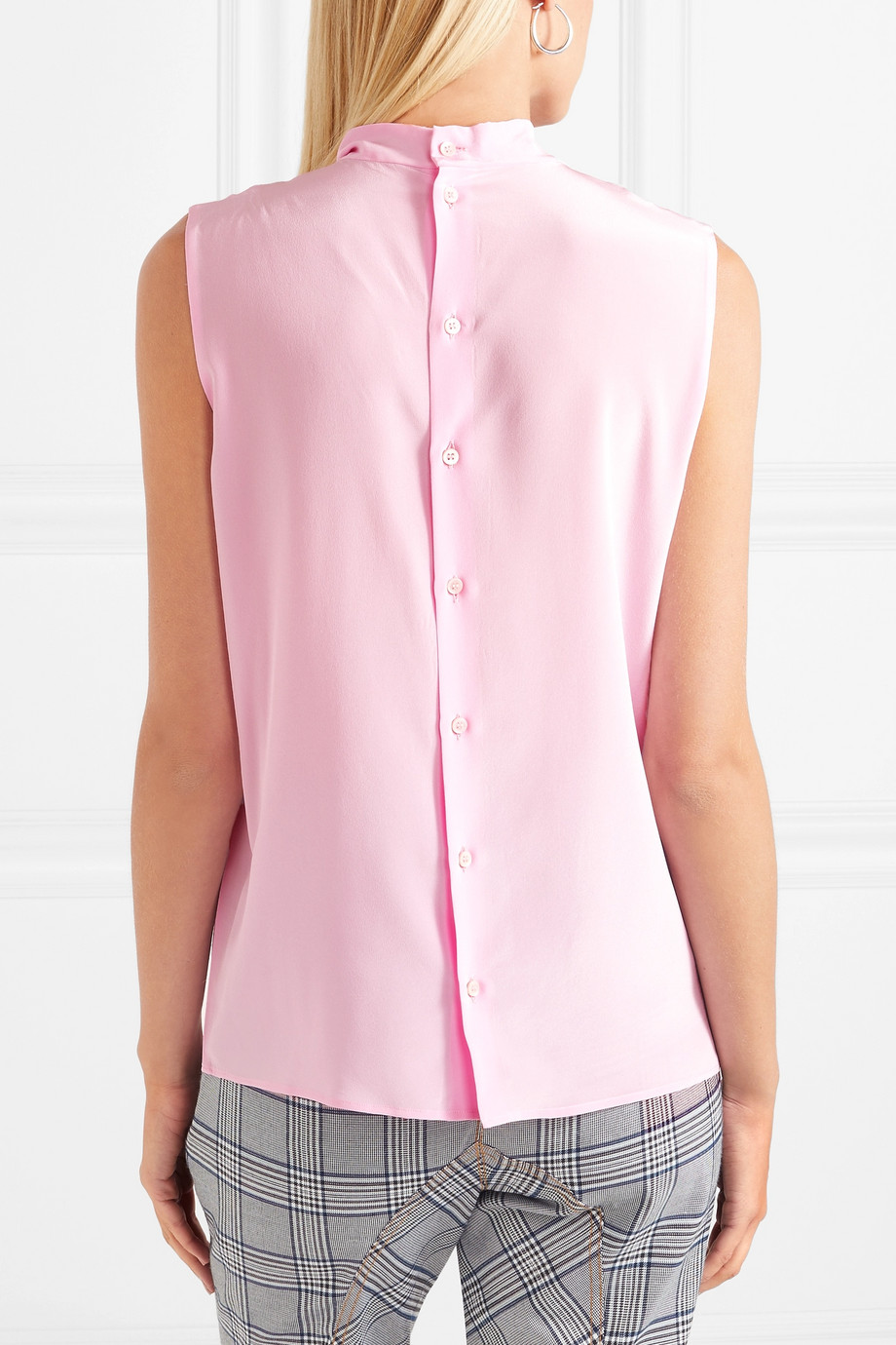 Блузка шелковая Miu Miu для женщин